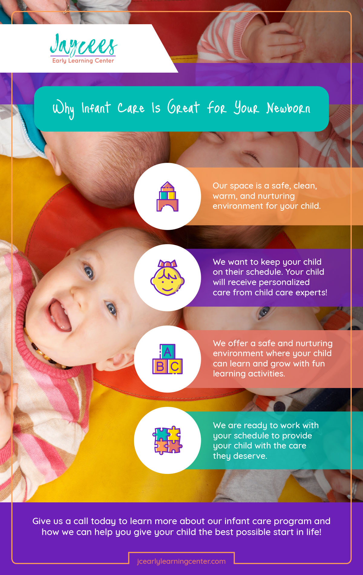 Why Infant Care Is Great For Your Newborn Infographic