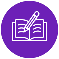 icon of book and pencil