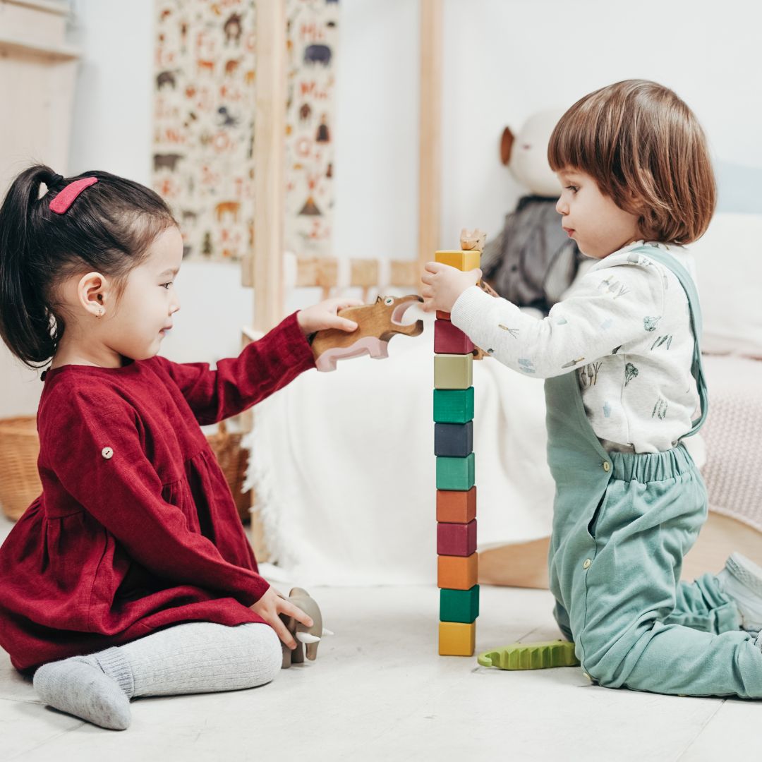 toddlers playing together